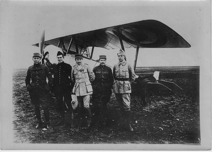 American pilots of the 'Escadrille Americaine' with French air force, before US joined the war - all pilots KIA