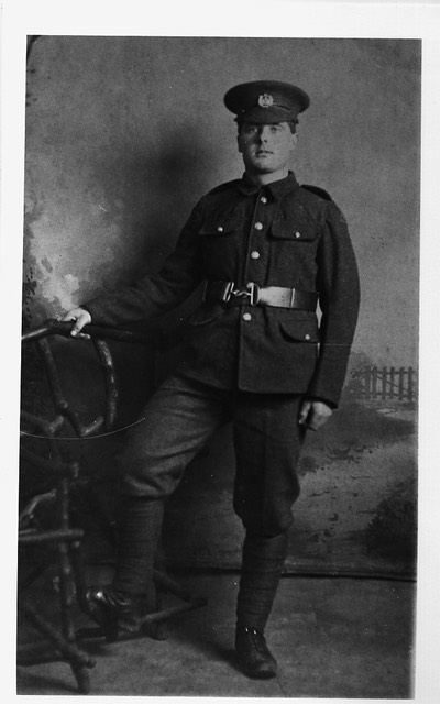 F Cloughton in uniform