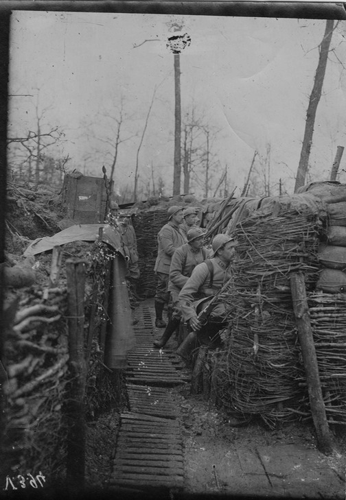 French front line trench, 1916