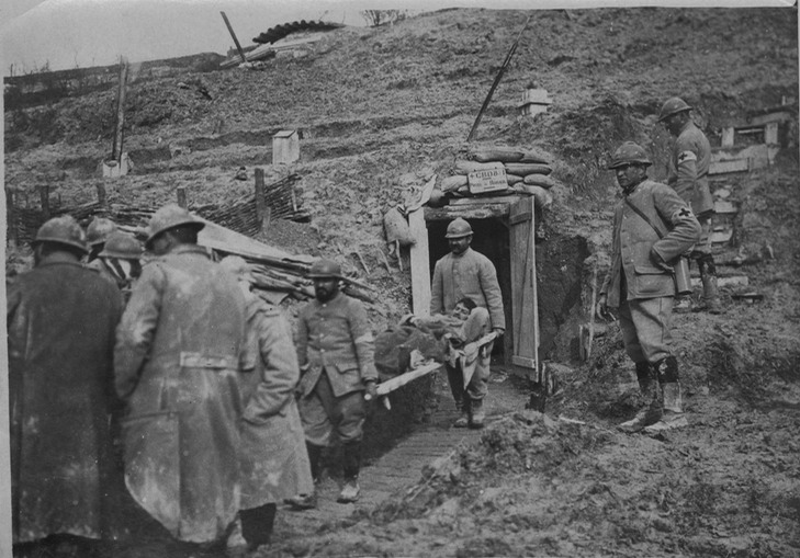 French front line field hospital, Lorraine