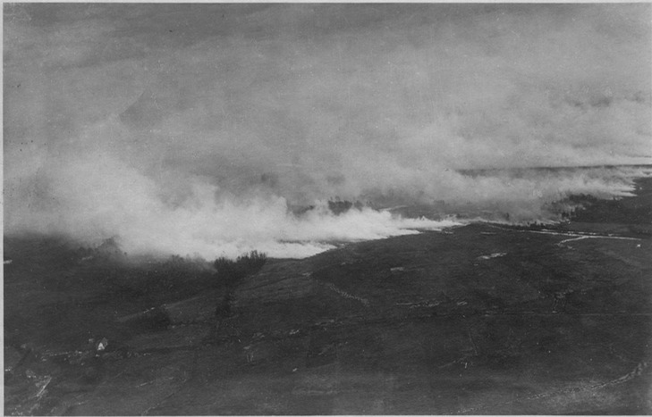 German gas attack