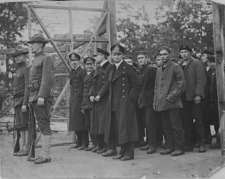 German prisoners from U58 at Fort McPherson POW camp, GA (2 of 3)